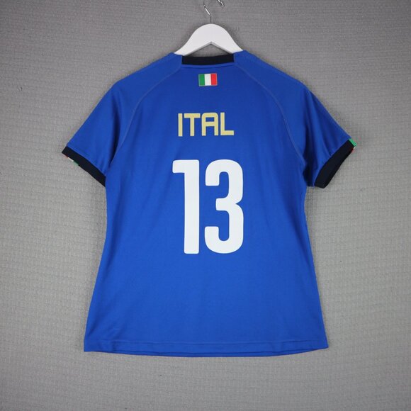 Puma Italy ITA Soccer Jersey Football Womens Large Blue - Picture 2 of 8